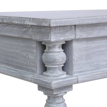 Skrivbord 115x50x78 cm massivt mahognyträ