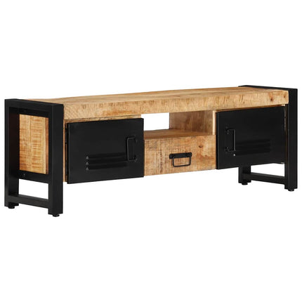 Tv-bänk 120x30x40 cm massivt mangoträ