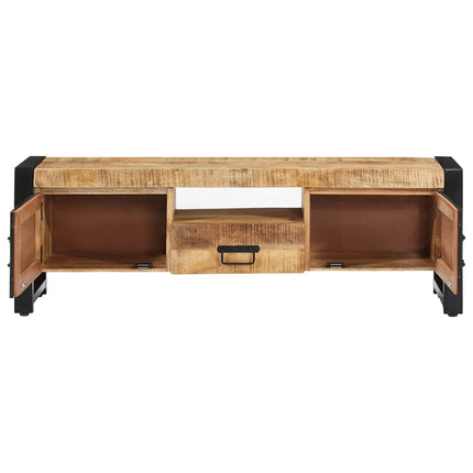 Tv-bänk 120x30x40 cm massivt mangoträ