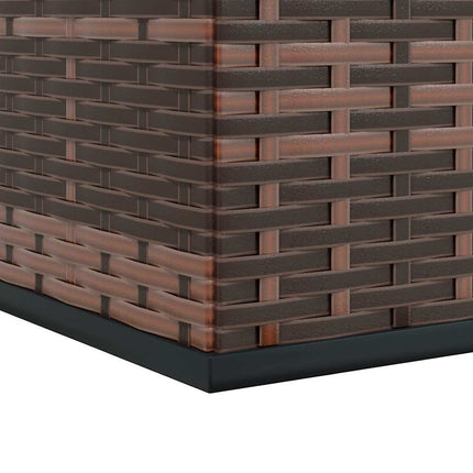 Dynbox PE-rotting 100x97,5x104 cm brun