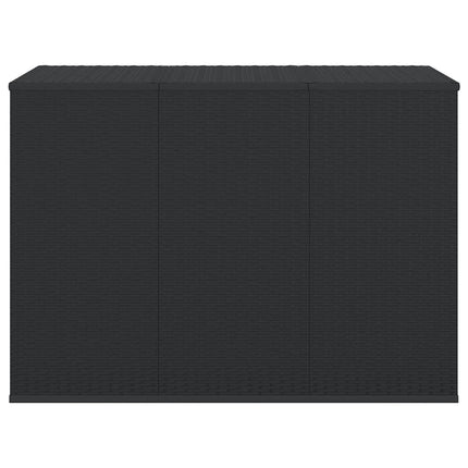 Dynbox PE-rotting 145x100x103 cm svart