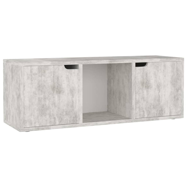 TV-bänk betong 88,5x27,5x30,5 cm konstruerat trä