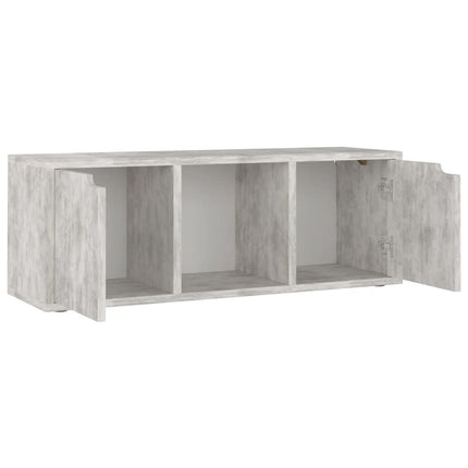 TV-bänk betong 88,5x27,5x30,5 cm konstruerat trä