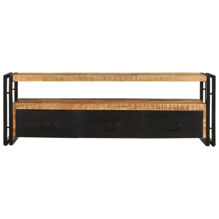 Tv-bänk 120x30x40 cm massivt mangoträ