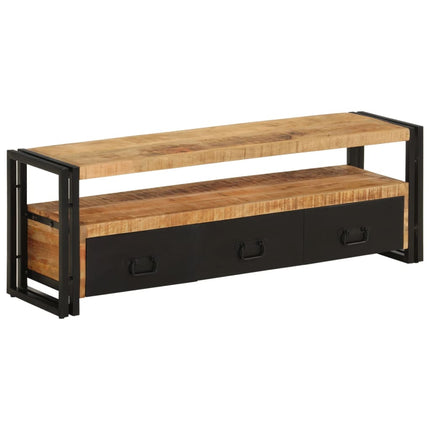 Tv-bänk 120x30x40 cm massivt mangoträ