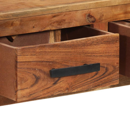 Skänk med 3 lådor 110x30x80 cm massivt akaciaträ