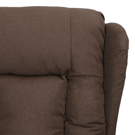 Reclinerfåtölj taupe tyg