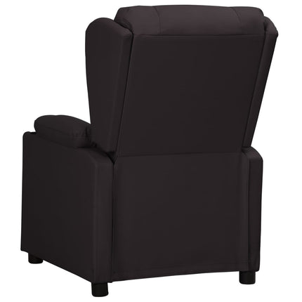 Reclinerfåtölj svart konstläder