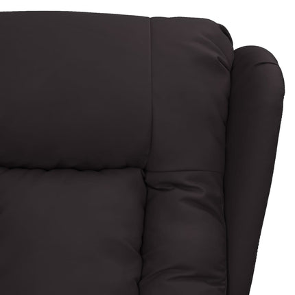 Reclinerfåtölj svart konstläder