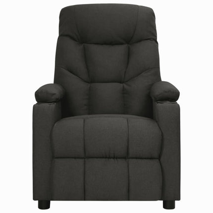 Reclinerfåtölj svart tyg
