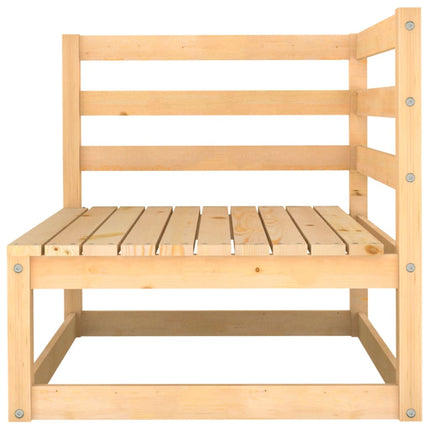 Loungegrupp för trädgården med dynor 8 delar massiv furu