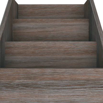 Tidningsställ för barn grå 71x30x78,5 cm konstruerat trä