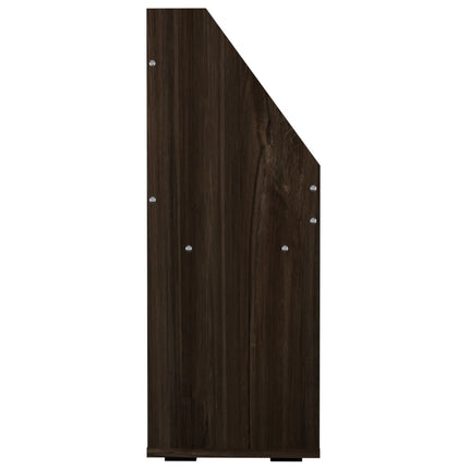 Tidningsställ för barn rökig ek 71x30x78,5 cm konstruerat trä