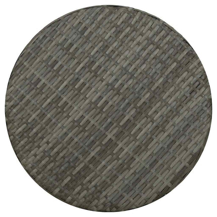 Trädgårdsbord grå 45 cm konstrotting