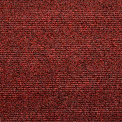 Trappstegsmattor självhäftande 15 st 56x17x3 cm röd