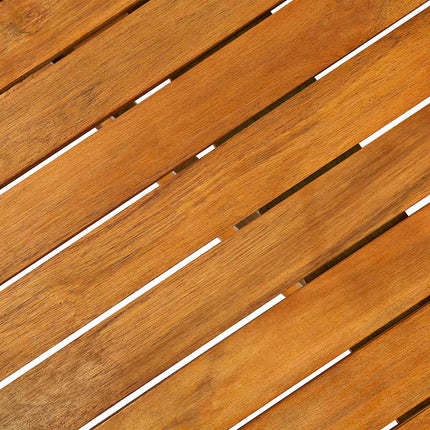 Matgrupp för trädgården 11 delar 280x90x75 cm massivt akaciaträ