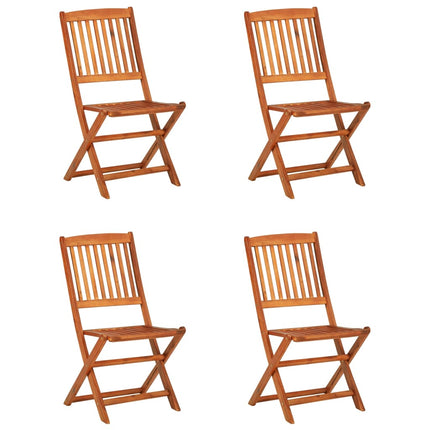 Matgrupp för trädgården 13 delar 280x90x75 cm massivt akaciaträ