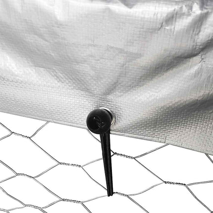Hundgård med tak för utomhusbruk 400x100x150 cm
