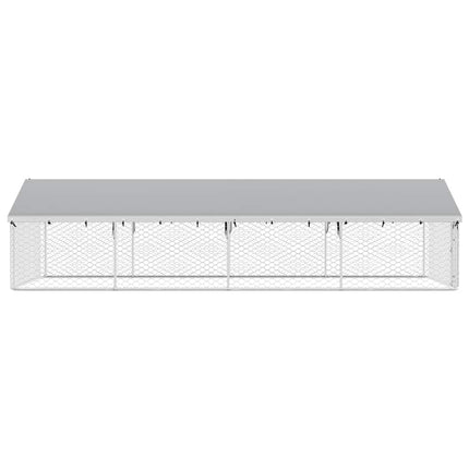 Hundgård för utomhusbruk med tak 600x300x150 cm