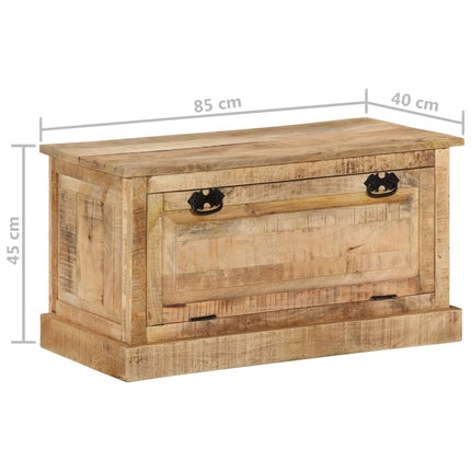 Skobänk 85x40x45 cm massivt mangoträ