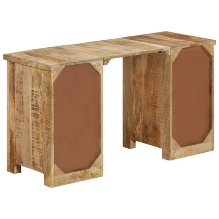 Skrivbord massivt mangoträ 140x50x77 cm