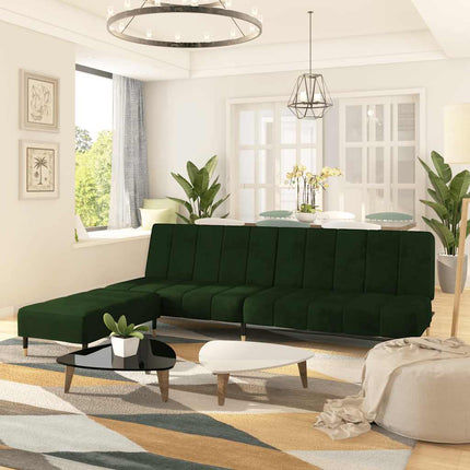 Bäddsoffa 2-Sits Sammet