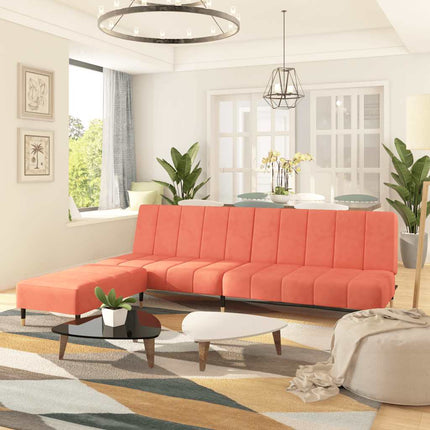 Bäddsoffa 2-Sits Sammet