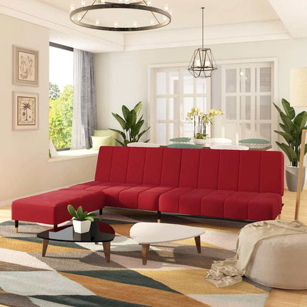 Bäddsoffa 2-Sits Sammet