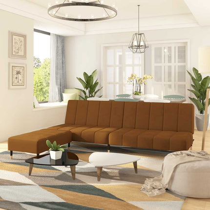 Bäddsoffa 2-Sits Sammet