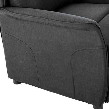 Reclinerfåtölj Mörkgrå 66.5 x 94 x 101.5 cm Polyester