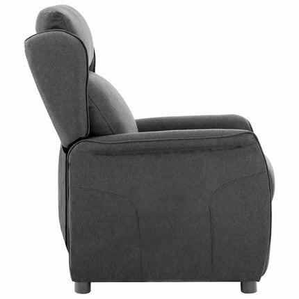 Reclinerfåtölj Mörkgrå 66.5 x 94 x 101.5 cm Polyester