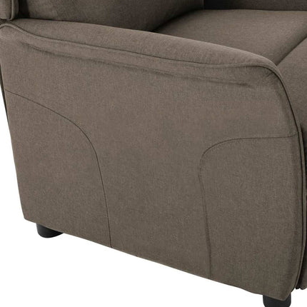Reclinerfåtölj Taupe 66.5 x 94 x 101.5 cm Polyester