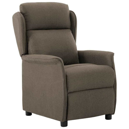 Reclinerfåtölj Taupe 66.5 x 94 x 101.5 cm Polyester