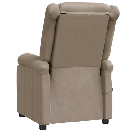 Massagefåtölj cappuccino konstläder