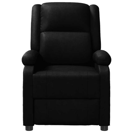 Reclinerfåtölj svart konstläder