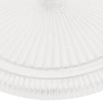 Parasollfot vit 45x45x30 cm gjutjärn