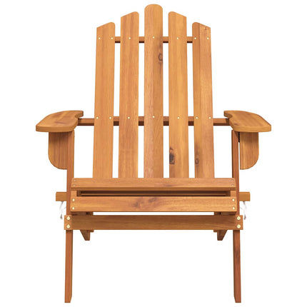 Adirondackstol massivt akaciaträ