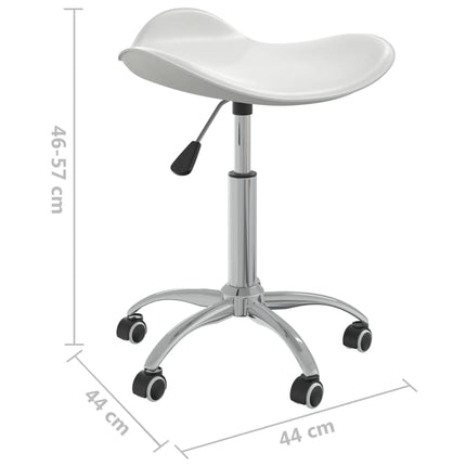 Massagestol vit konstläder