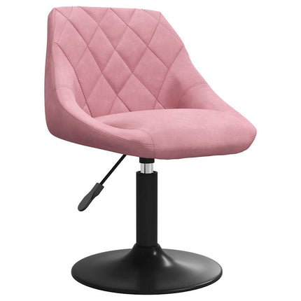 Matstol rosa sammet