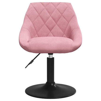 Matstol rosa sammet