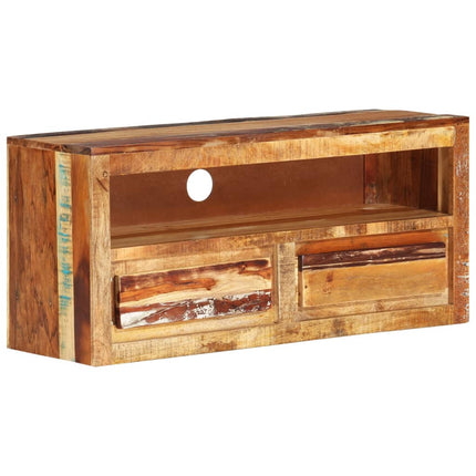 Tv-bänk 88x30x40 cm massivt återvunnet trä