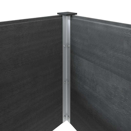 Odlingslåda upphöjd grå 300x100x54 cm WPC