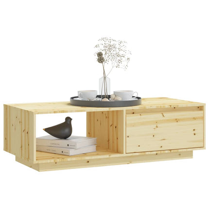 Soffbord 110x50x33,5 cm massivt granträ