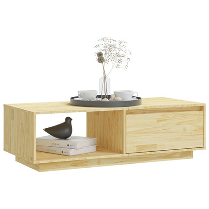 Soffbord 110x50x33,5 cm massiv furu