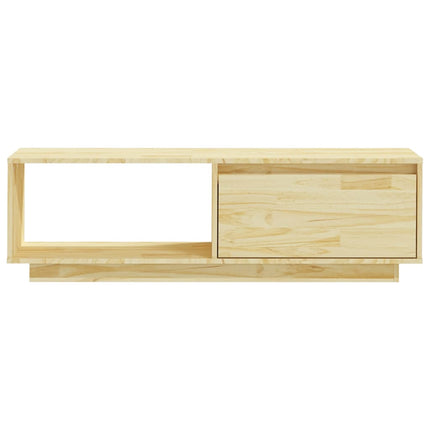 Tv-bänk 110x30x33,5 cm massiv furu