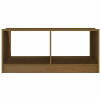 Soffbord honungsbrun 75x50x33,5 cm massiv furu
