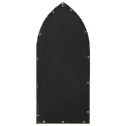 Trädgårdsspegel sand 70x30 cm järn för utomhusbruk