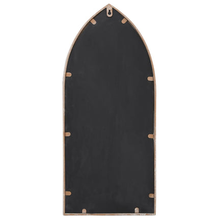 Trädgårdsspegel sand 70x30 cm järn för utomhusbruk