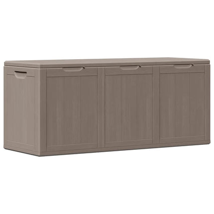 Dynbox 270 liter brun PP-träliknande