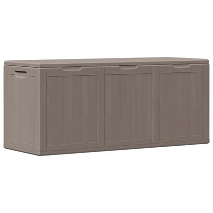 Dynbox 270 liter brun PP-träliknande